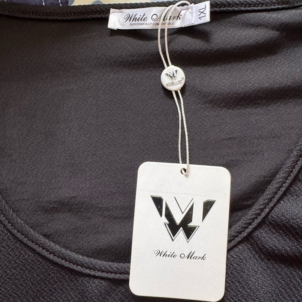White Mark Elegant Black Apparel